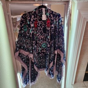 Free People one size fits all wrap NWT